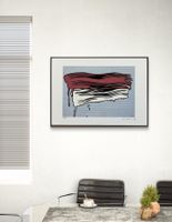 Roy Lichtenstein « Red and White Brushstrokes » 22/150